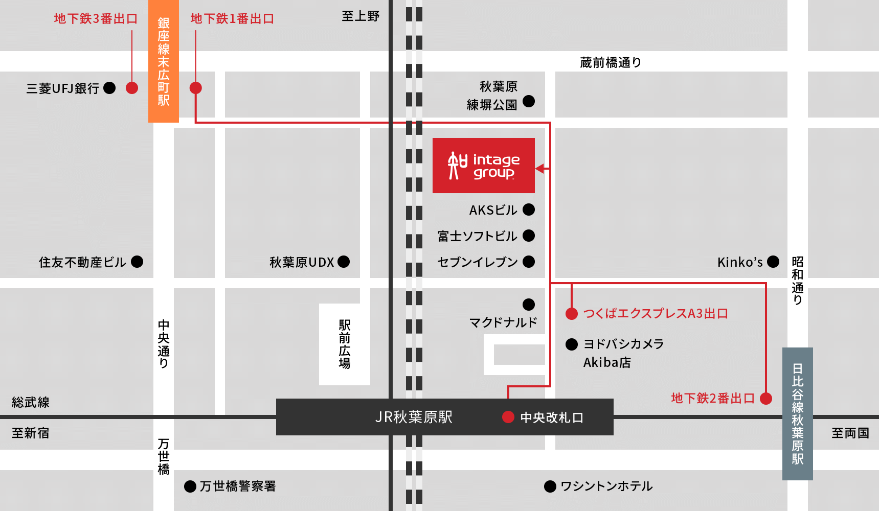 株式会社インテージホールディングス地図